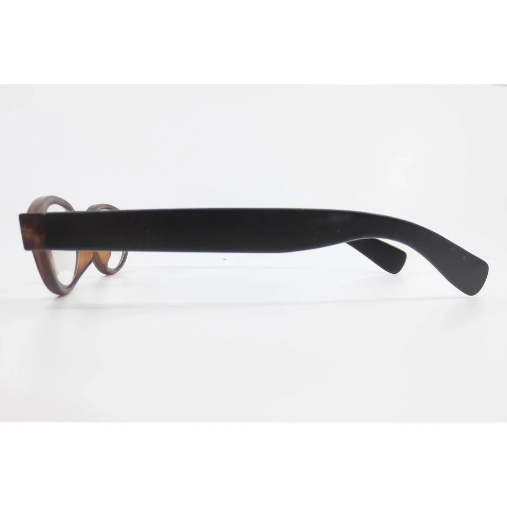 MaxStudio MXR14 TO/BK Tortoise Black Oval Eyeglasses Frames Demo Lenses 35588